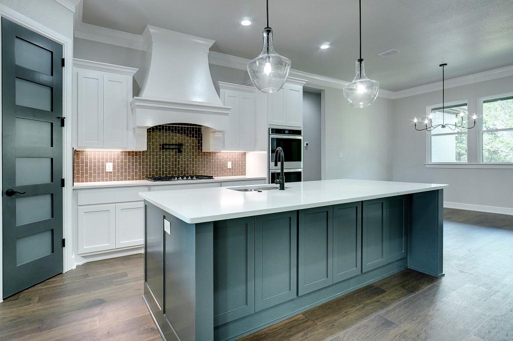 Kitchen in custom home by Living Stone Construction